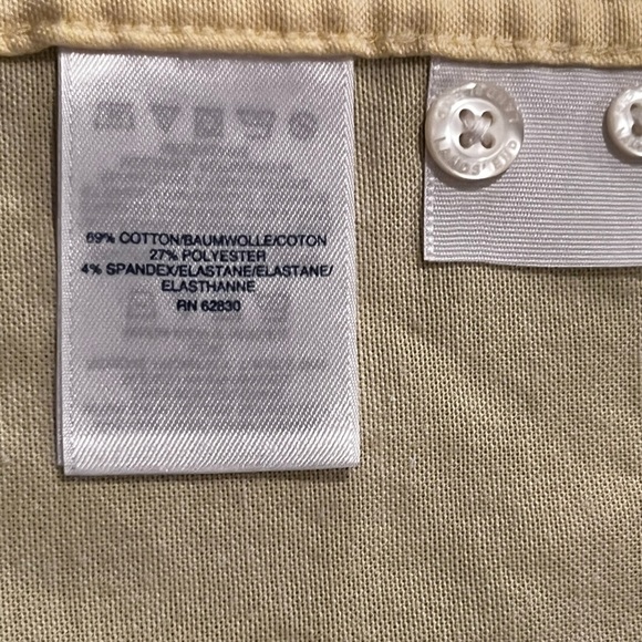 LANDS END men long sleeve yellow shirt/size XL - Picture 5 of 8